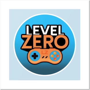 Level Zero Logo Circle Posters and Art